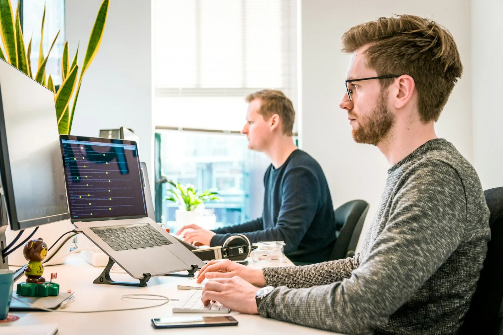 Full-stack software engineers and SEO architects developing high-performance website design and SEO package